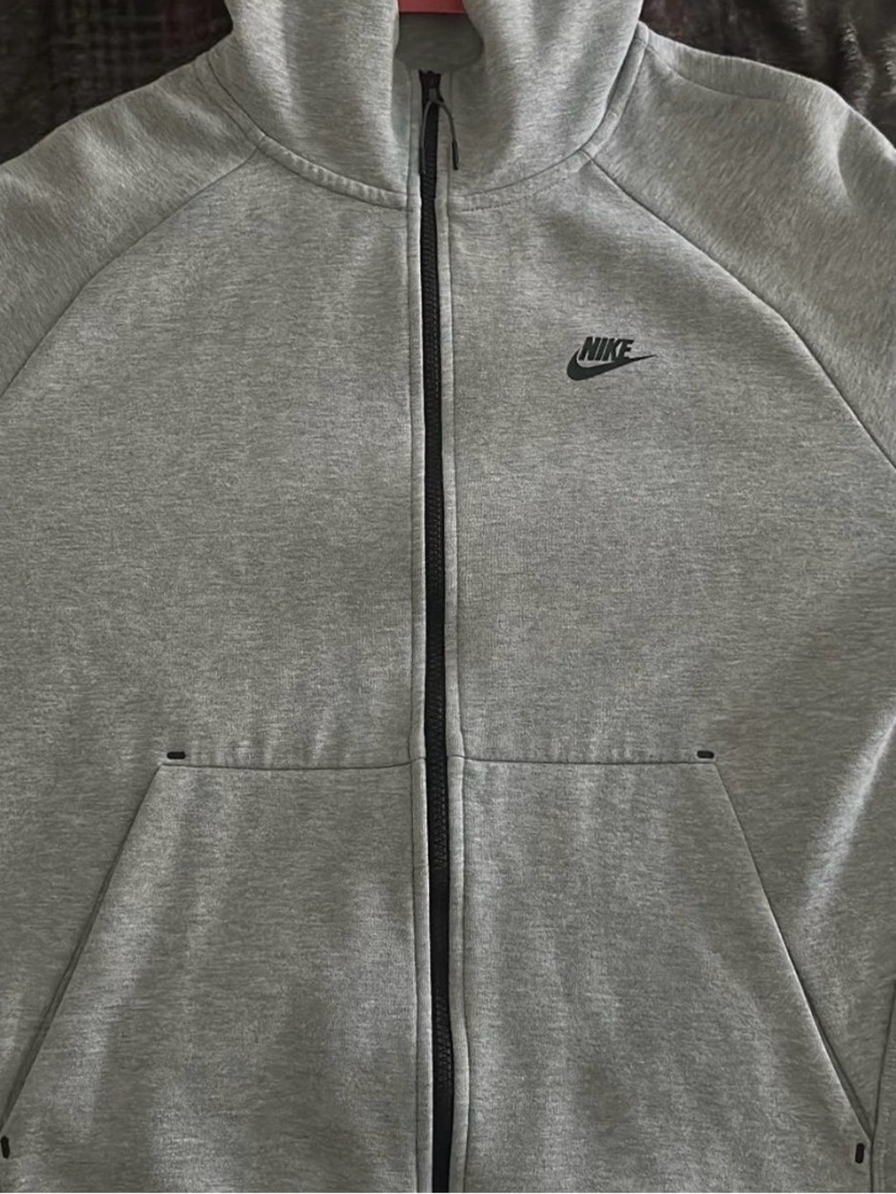 Nike Tech Fleece Full-Zip Hoodie - Grey X-Large